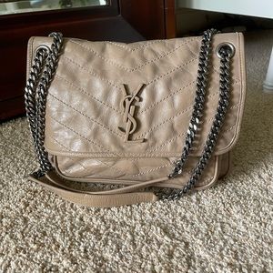 Saint Laurent Light Taupe Crossbody